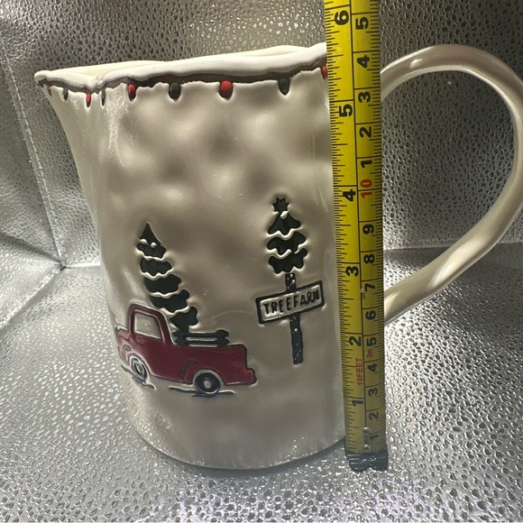 Potter’s Studio Christmas tree farm pitcher - Picture 2 of 10